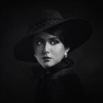 woman, glamour, portrait